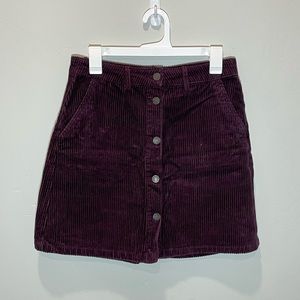Purple Mini Skirt M